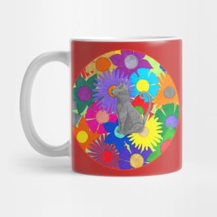 Floral Cat Mug